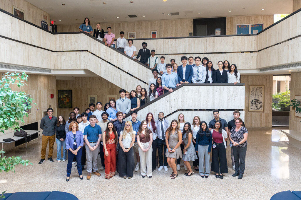 a photo of a lot of students standing together